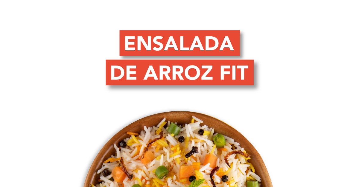 Receta Ensalada de arroz fit